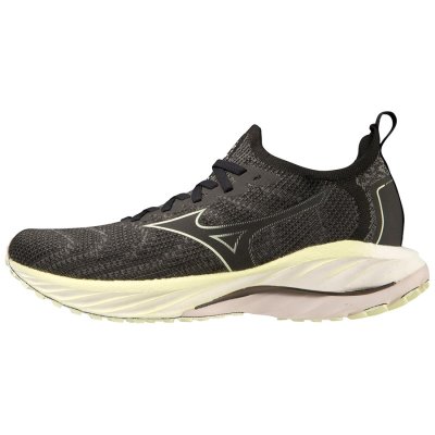 Zapatillas Para Correr Mizuno WAVE Neo Wind Mujer - Negros / Amarillos - Chile M534LINREY